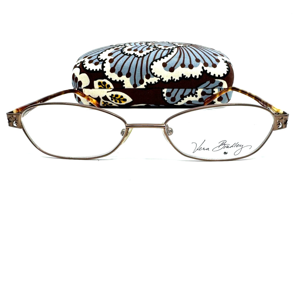 Vera Bradley Hope‎ Garden HGD VB3037 Brown Eyeglasses Frames 52-17-135 H9772